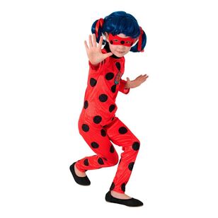 Zagtoons Miraculous Ladybug Kids Deluxe Costume Multicoloured