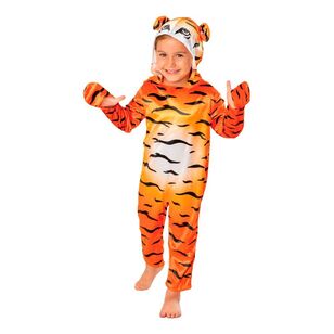 Tiger Kids Deluxe Hooded Costume Multicoloured