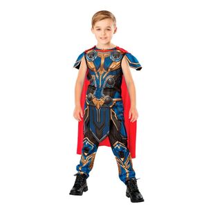 Marvel Thor Kids Classic Thunder Costume Multicoloured 3 - 5 Years