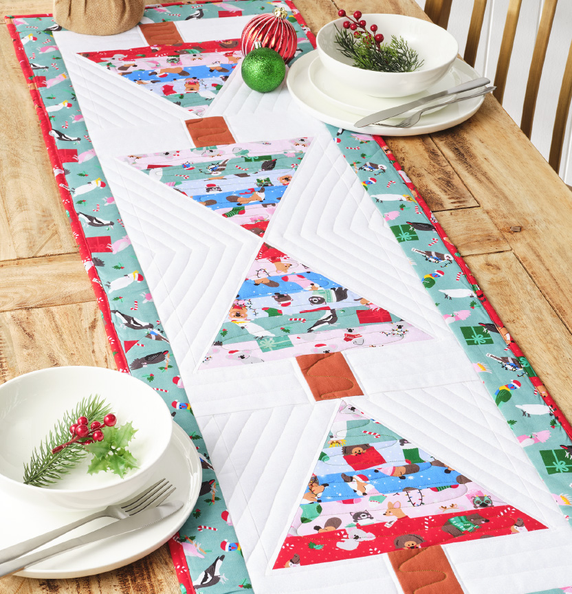 Christmas Brights Table Runner Project