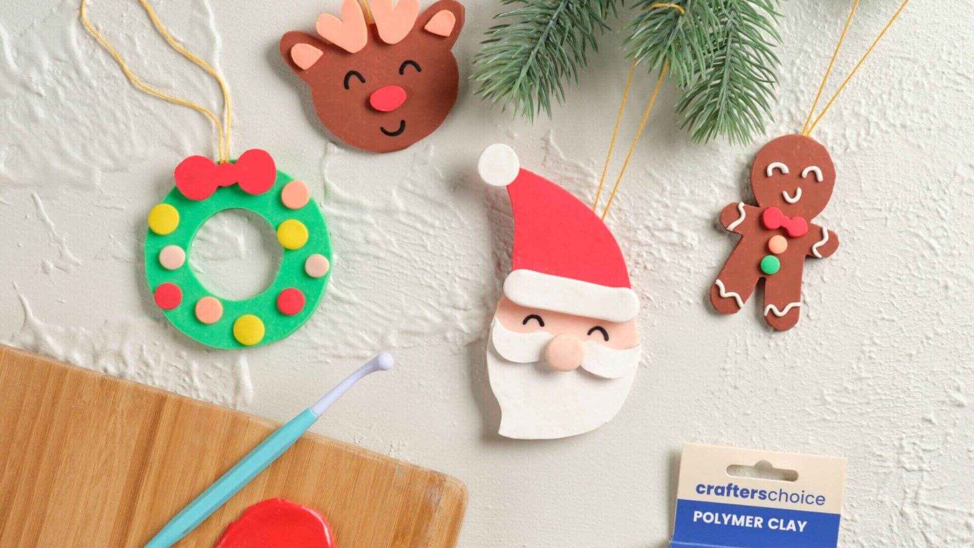 Polymer Clay Christmas Ornaments