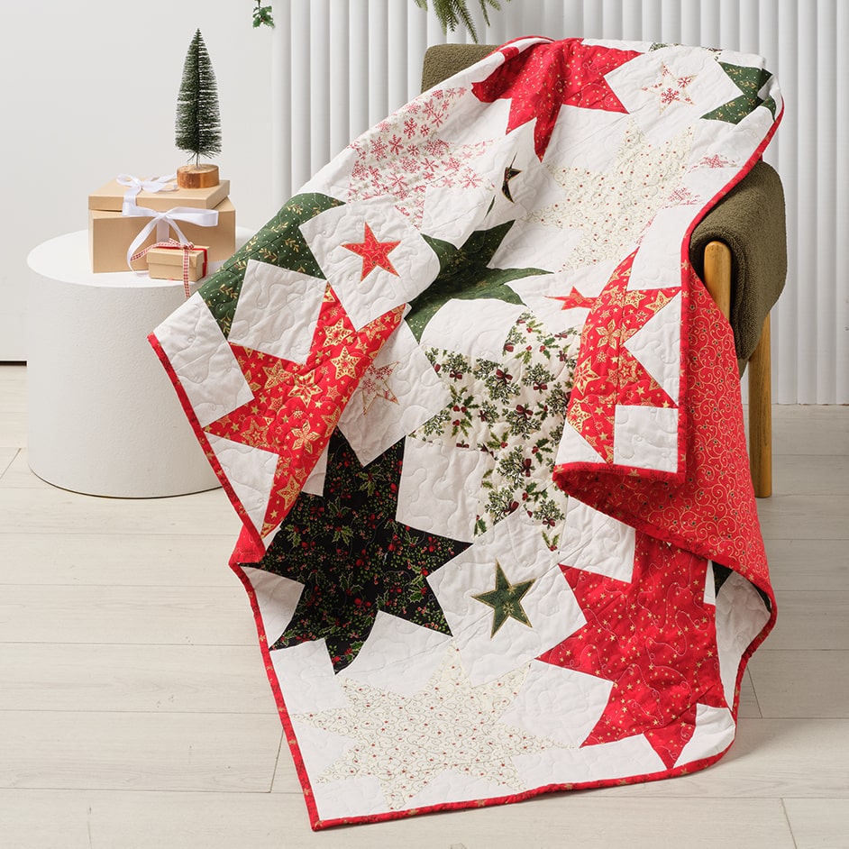 Christmas Metallics Quilt Project