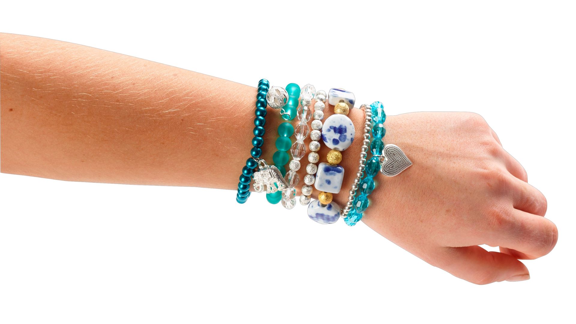 Friendship bracelets DIY with beads & stones