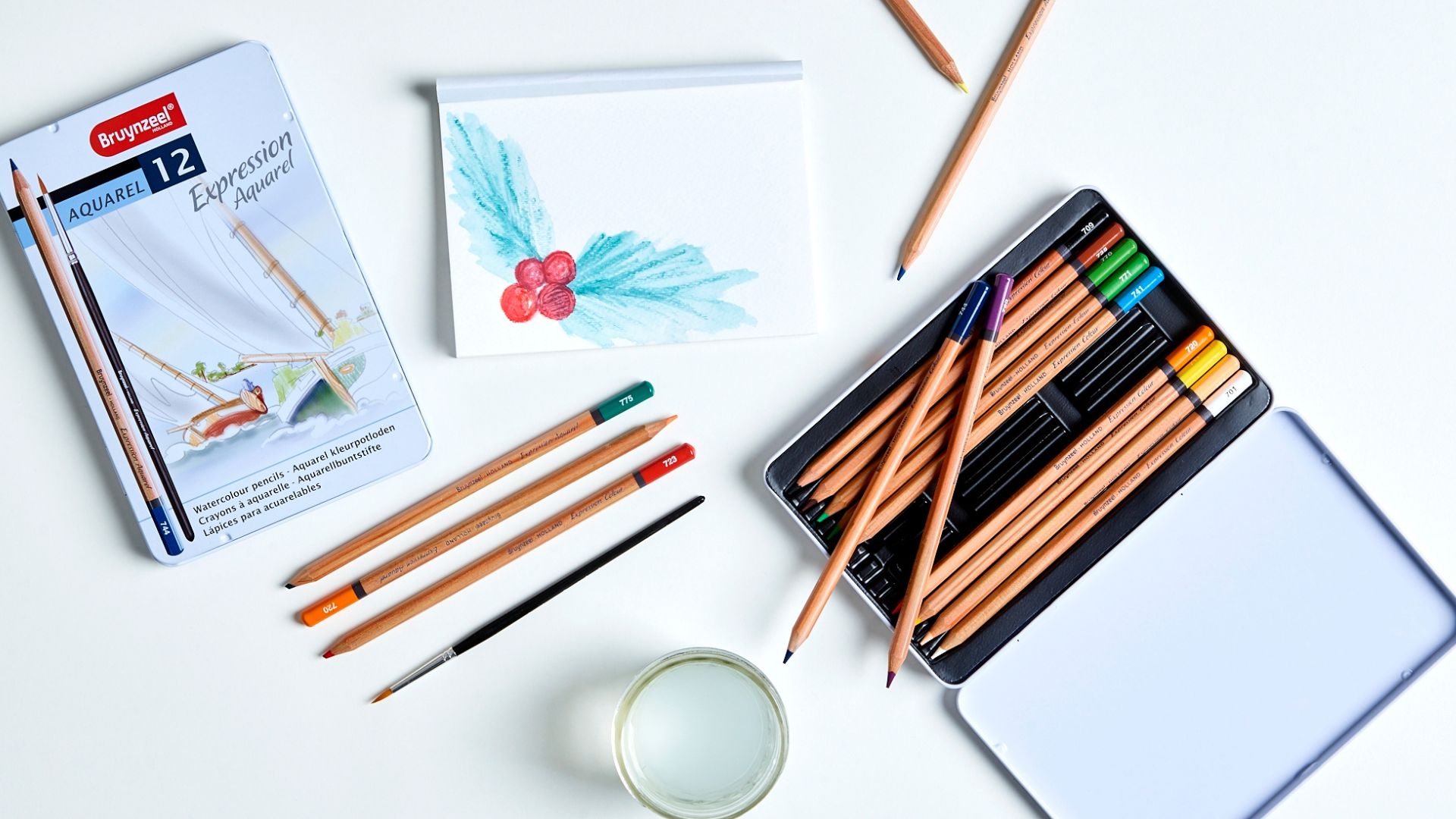 Sketching, Coloured & Watercolour Pencils