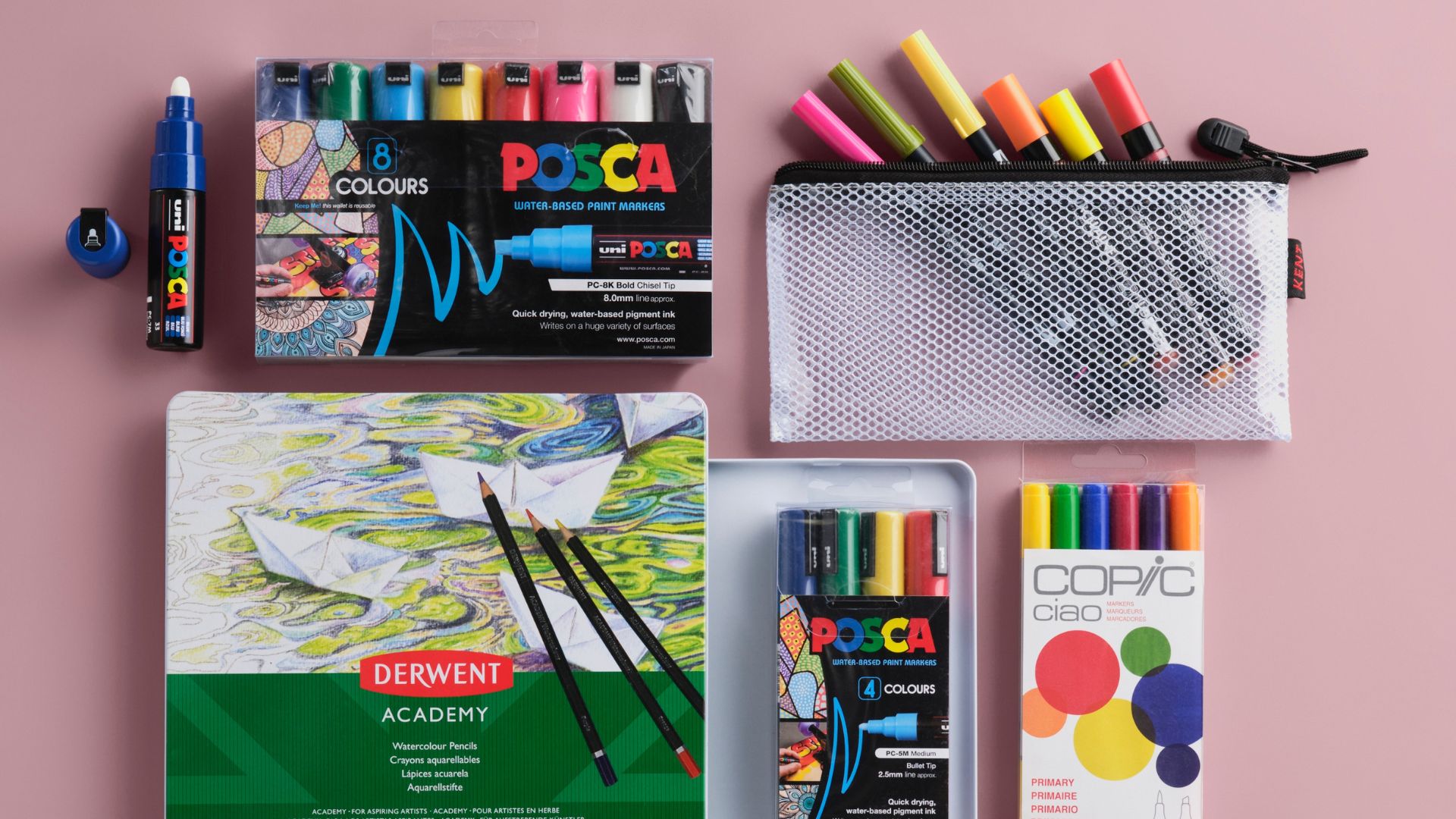 Chalk, Alcohol & Water-Based Markers