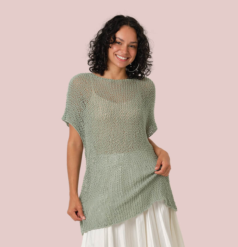 Flinders Shine Loose Knit Top Project