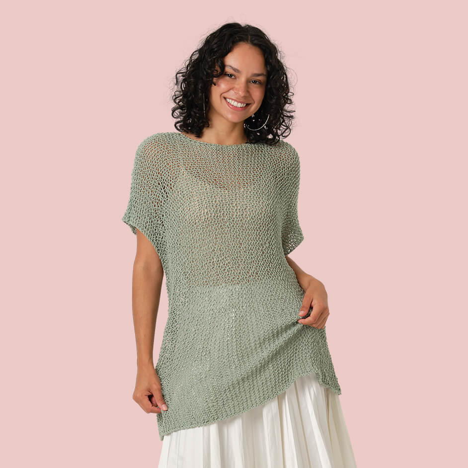 Flinders Shine Loose Knit Top Project