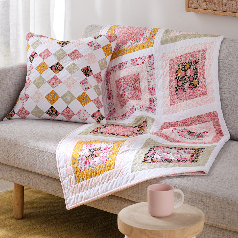 Folk & Flore Quilt & Cushion Set Project