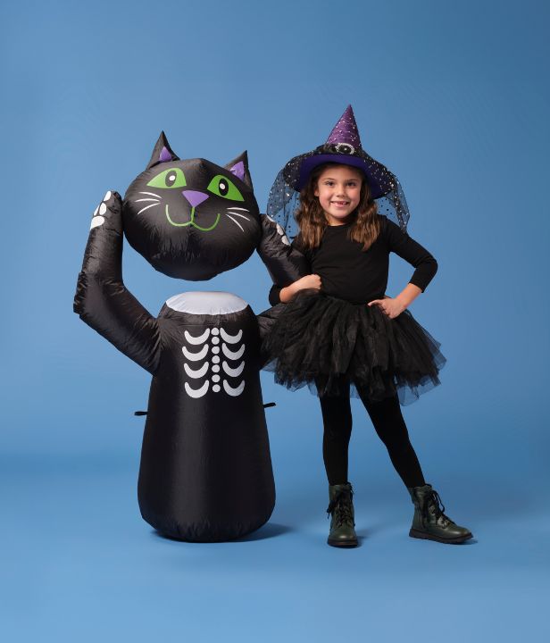 Shop Spooky Hollow Inflatable Headless Cat Decoration