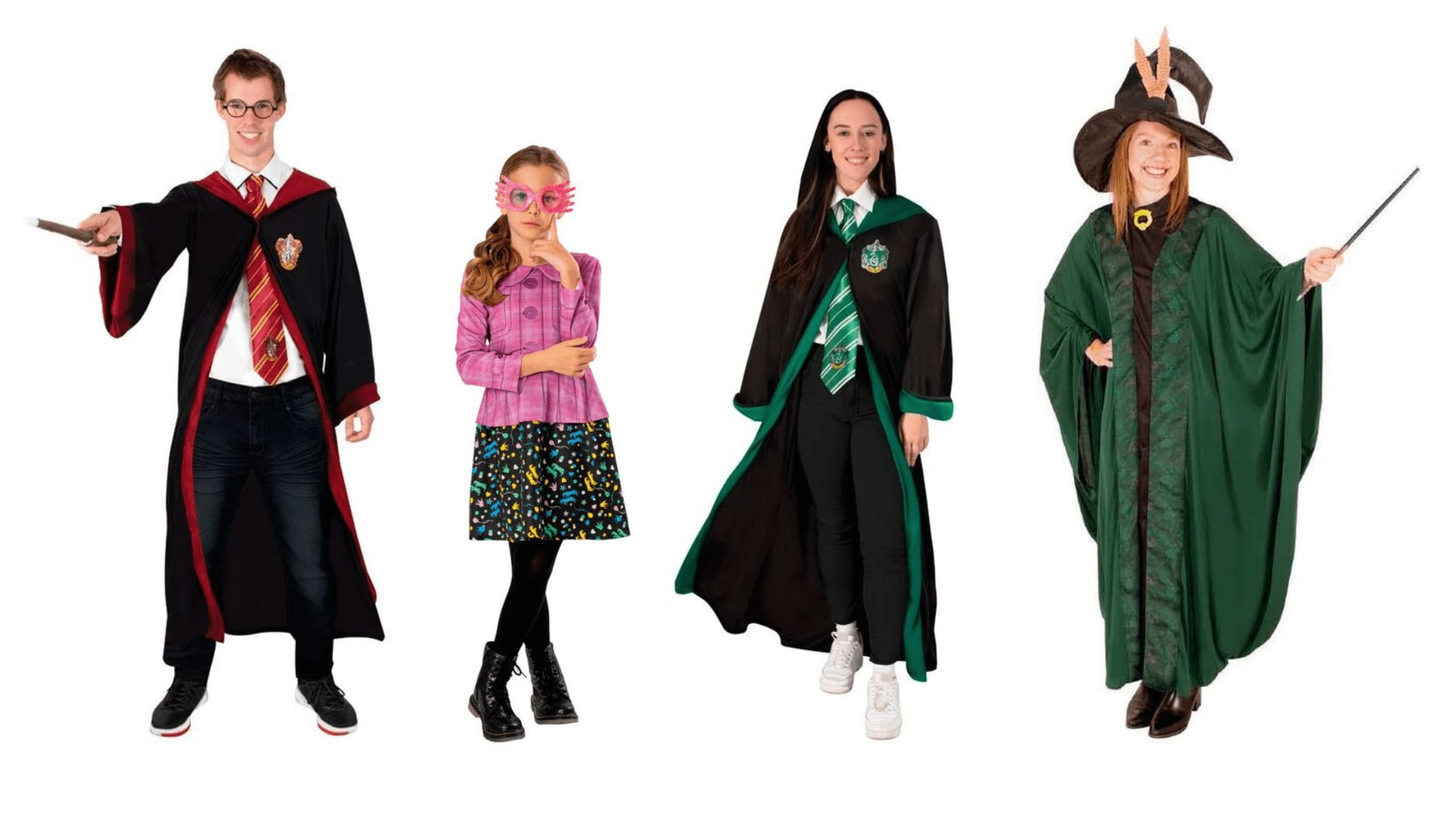 Harry Potter Character Costumes and Robes for kids and adults