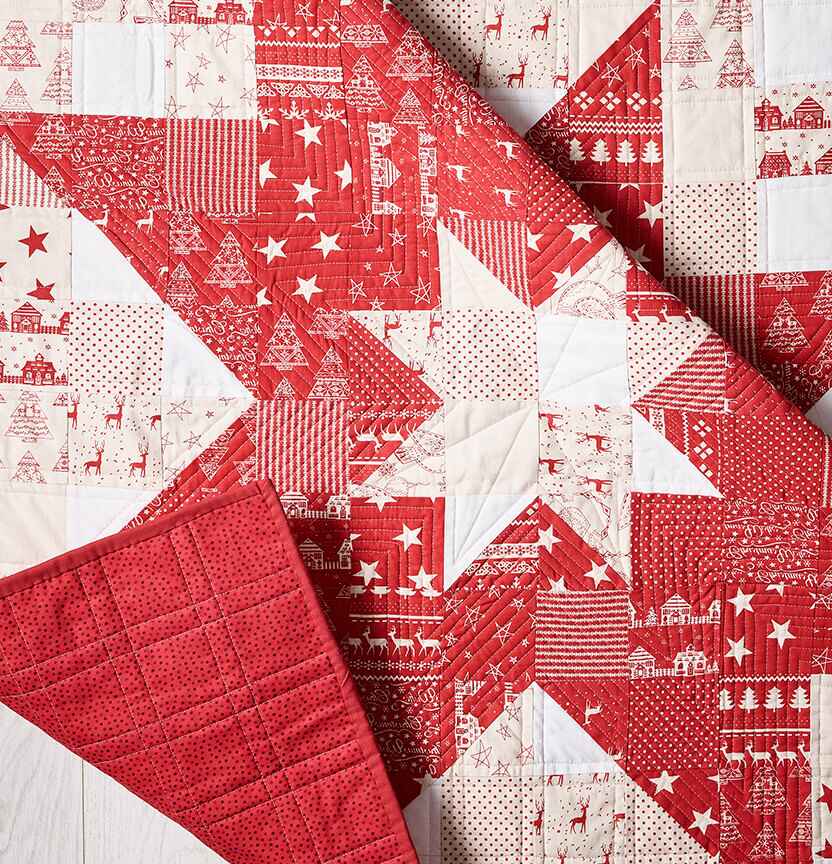 Jelly Flat Christmas Star Quilt Project