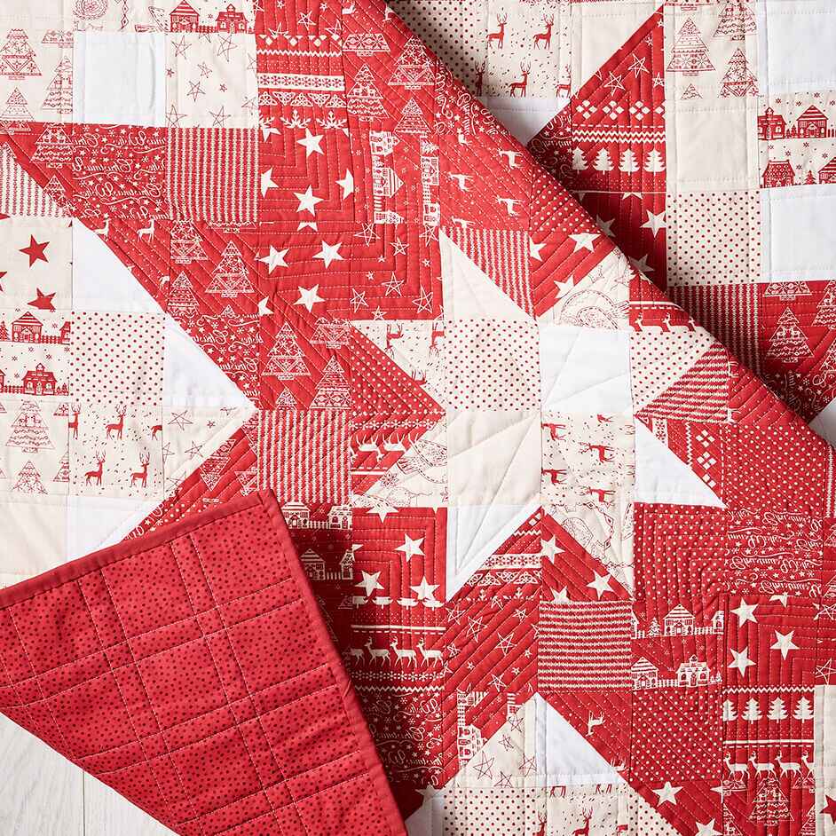 Jelly Flat Christmas Star Quilt Project