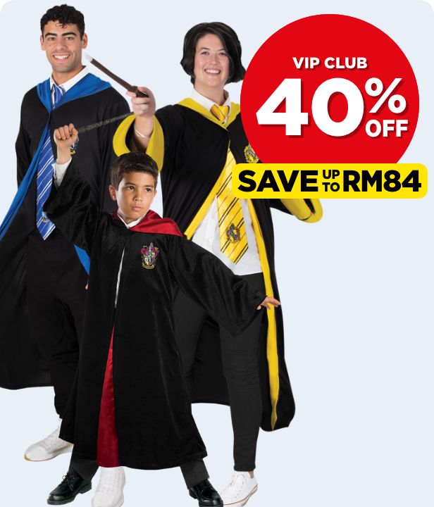 VIP CLUB 40% Off Harry Potter Costumes & Accessories