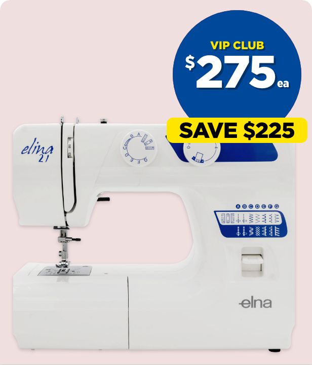 VIP CLUB $275 each Elna Elina 21 Sewing Machine