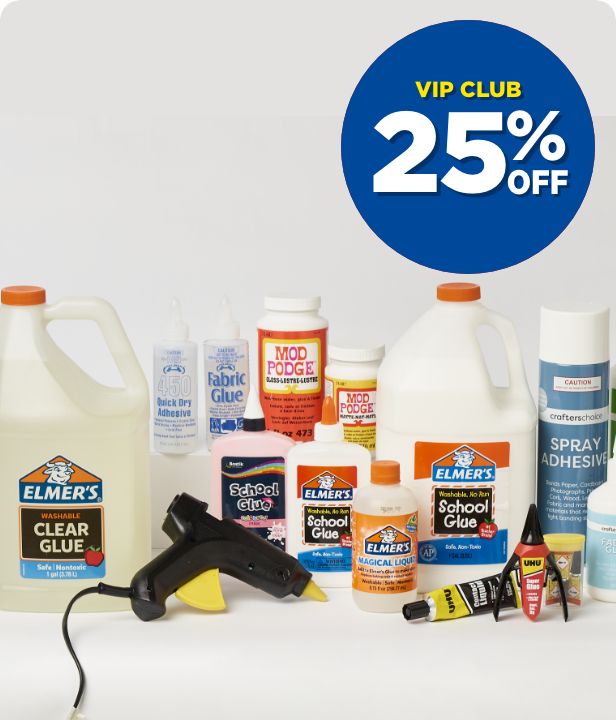 VIP CLUB 25% Off Glues & Adhesives