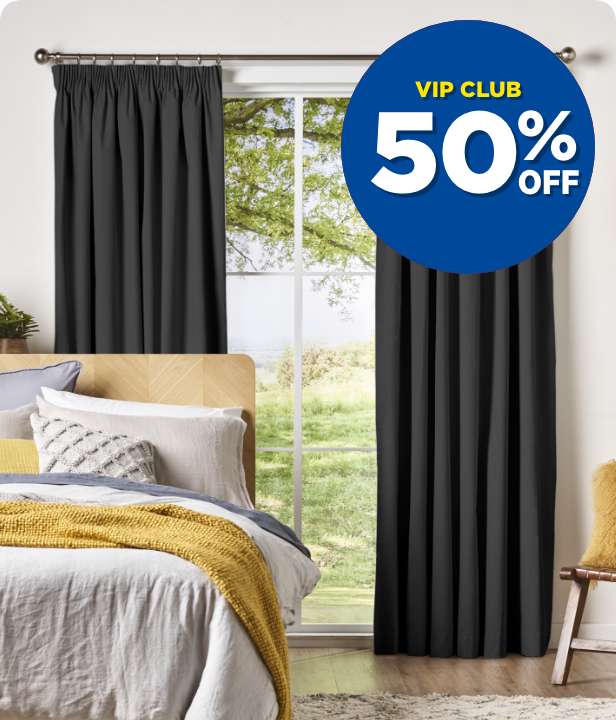 VIP CLUB 50% Off Gummerson Caine Blockout Curtains