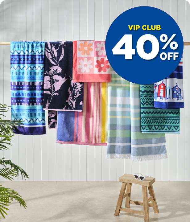 VIP CLUB 40% Off Beach Towels