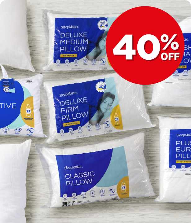 40% Off Pillows