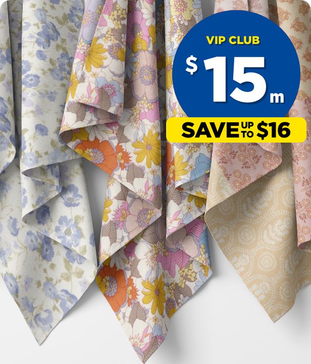 VIP CLUB $15 per metre All Print Cotton Poplin & Print Rayon Fabrics