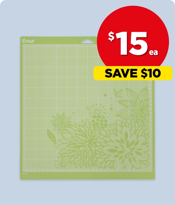 $15 each Cricut Standard Grip Cutting Mat 2 Pack 30 x 30 cm