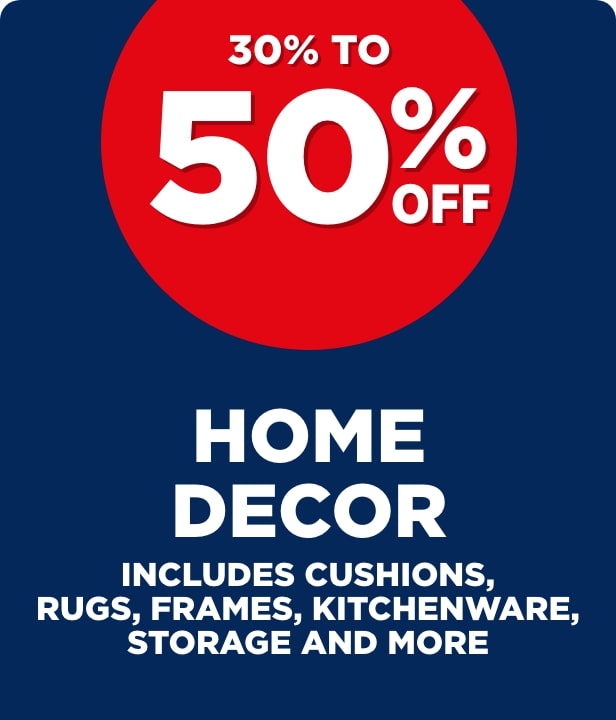 30% To 50% Off Home Decor