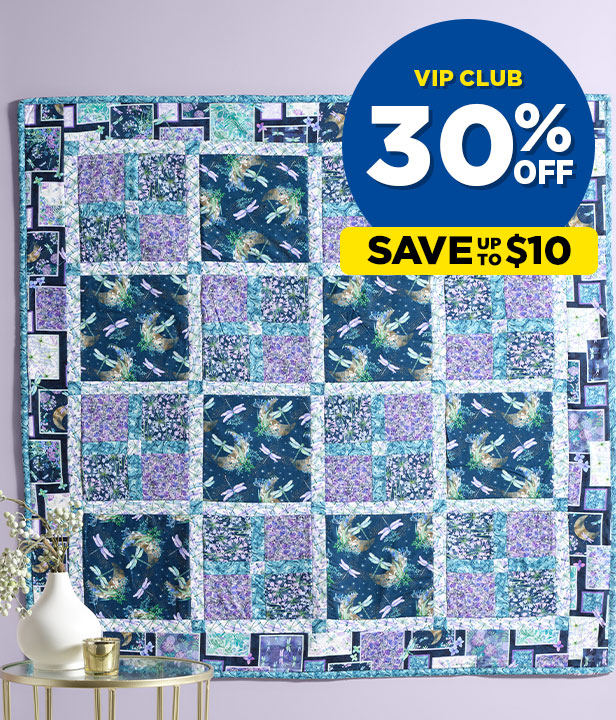 VIP CLUB 30% Off All Printed Quilting Fabrics By The Metre