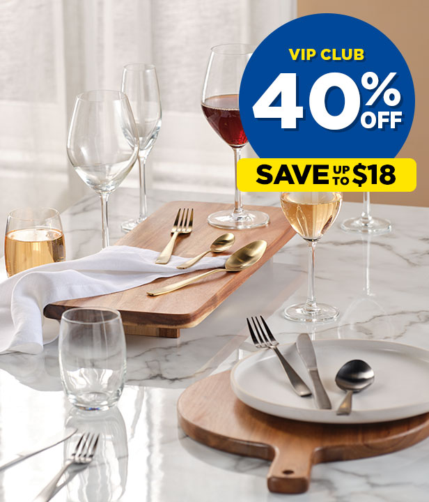 VIP CLUB 40% Off All Glassware