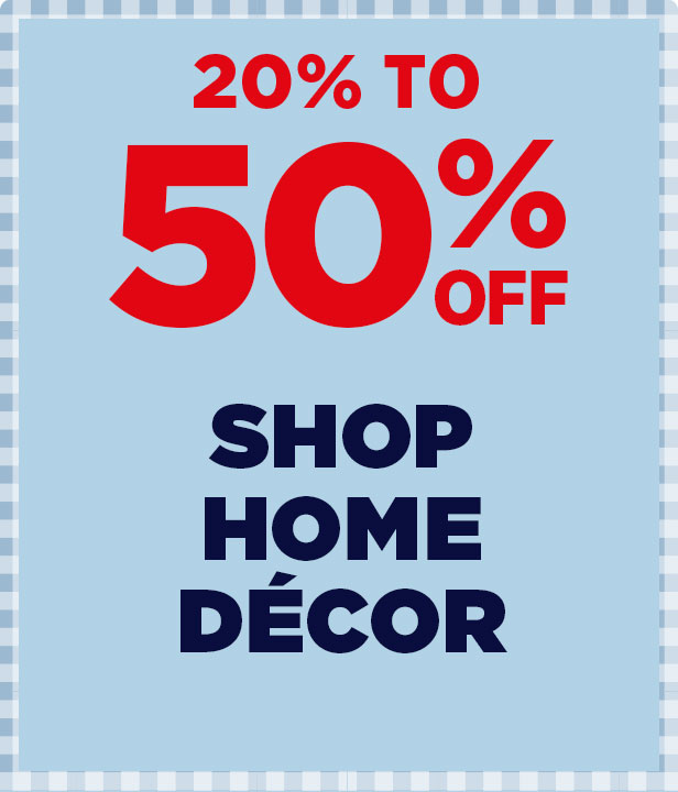 20% To 50% Off Home Decor