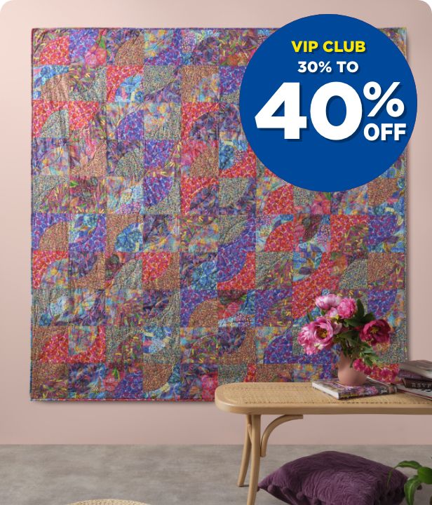 VIP CLUB 30% To 40% Off All Printed Quilting Fabric By The Metre