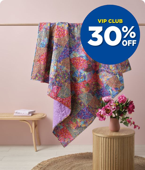 VIP CLUB 30% Off Printed Quilting Fabrics By The Metre