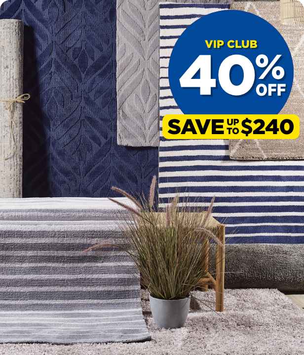 VIP CLUB 40% Off All Rugs