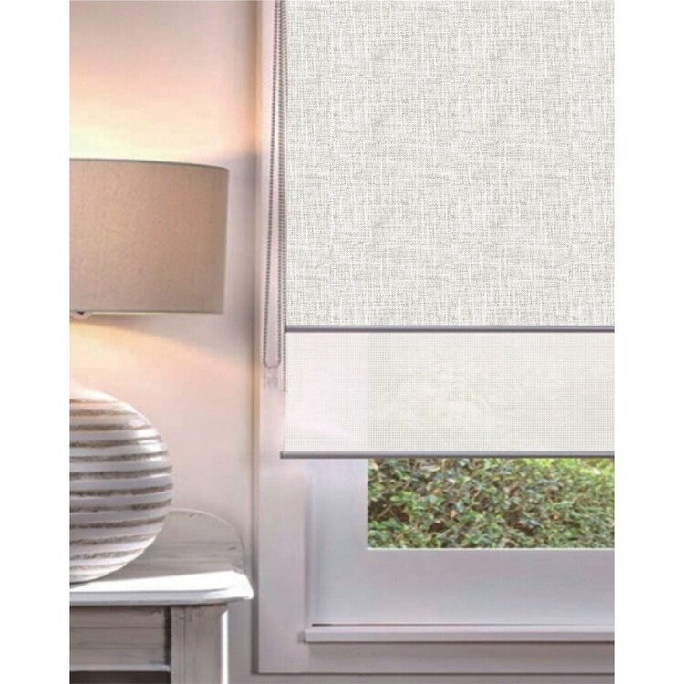 Gummerson Neutrals Dual Roller Blind Stone