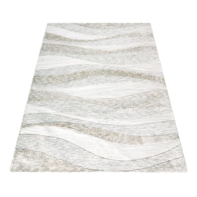 Emerald Hill Onyx Polyester Rug Natural 150 x 210 cm