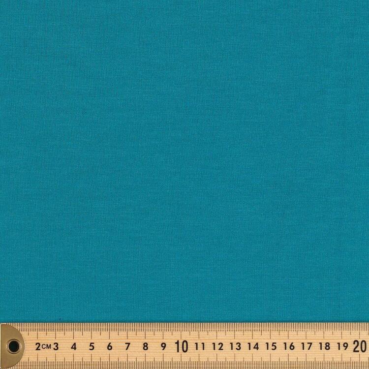 Plain EcoVero Viscose Spandex 148 cm Jersey Fabric Fjord Blue 148 cm