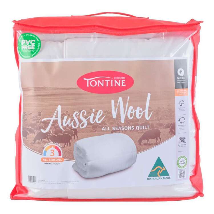 Tontine Aussie Wool Quilt White