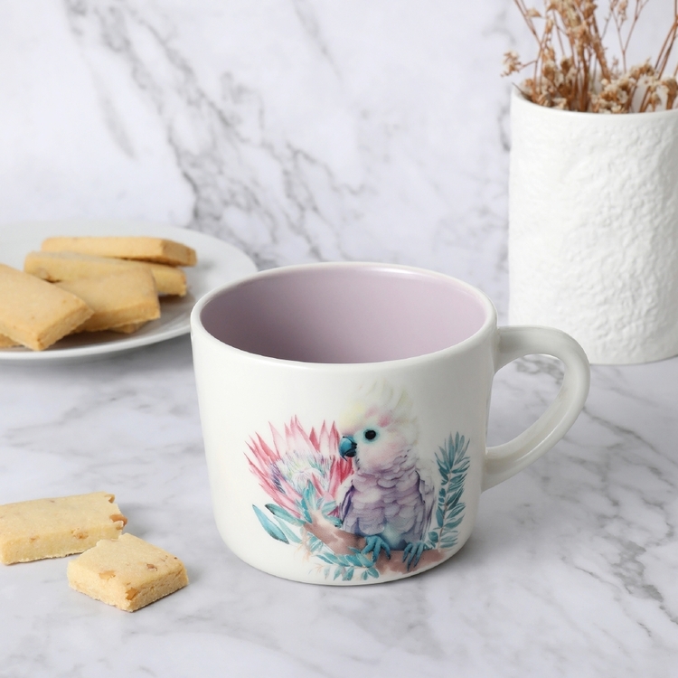 Wiltshire Purple Cockatoo Printed 400 ml Mug Multicoloured 400 mL