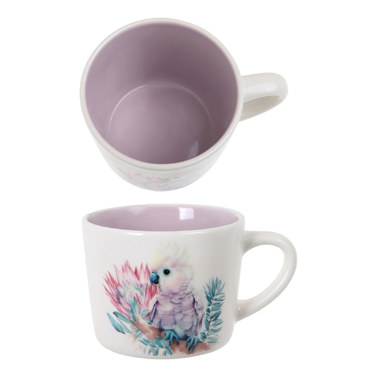 Wiltshire Purple Cockatoo Printed 400 ml Mug Multicoloured 400 mL