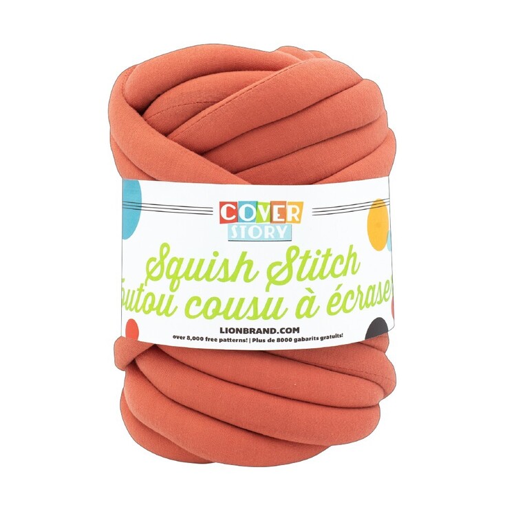 Lionbrand Squish Stitch Yarn Chilli Pepper