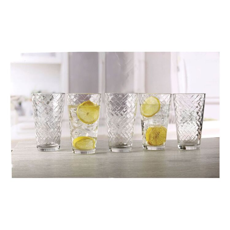 Openook Old Fashioned Crystal Look Glasses 4 Piece Set