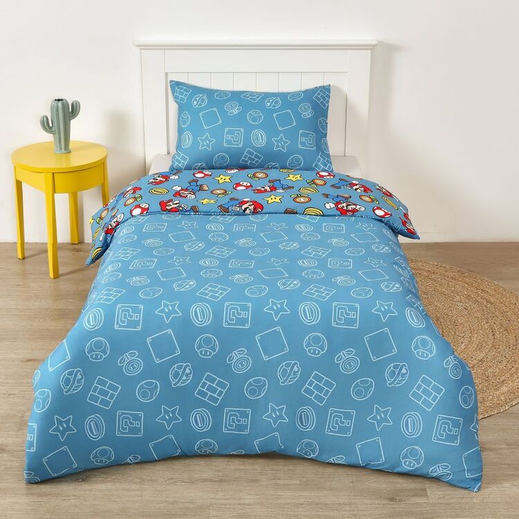 Mario Quilt Cover Set Multicoloured