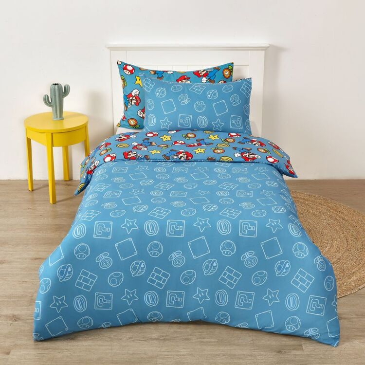 Mario Quilt Cover Set Multicoloured