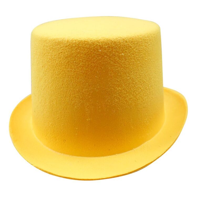 Happy Easter DIY Yellow Felt Top Hat Yellow