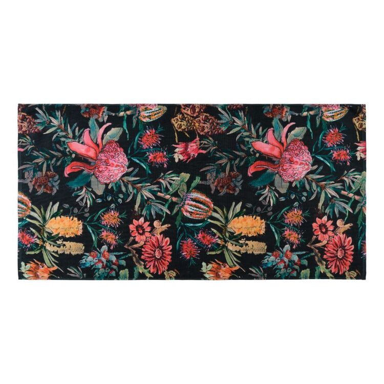 KOO Floral Printed Towel Collection Botanical Floral