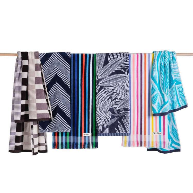 Dri Glo Beach Towels Aqua