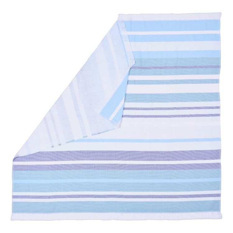 KOO Elite Boca Square Beach Towel Blue