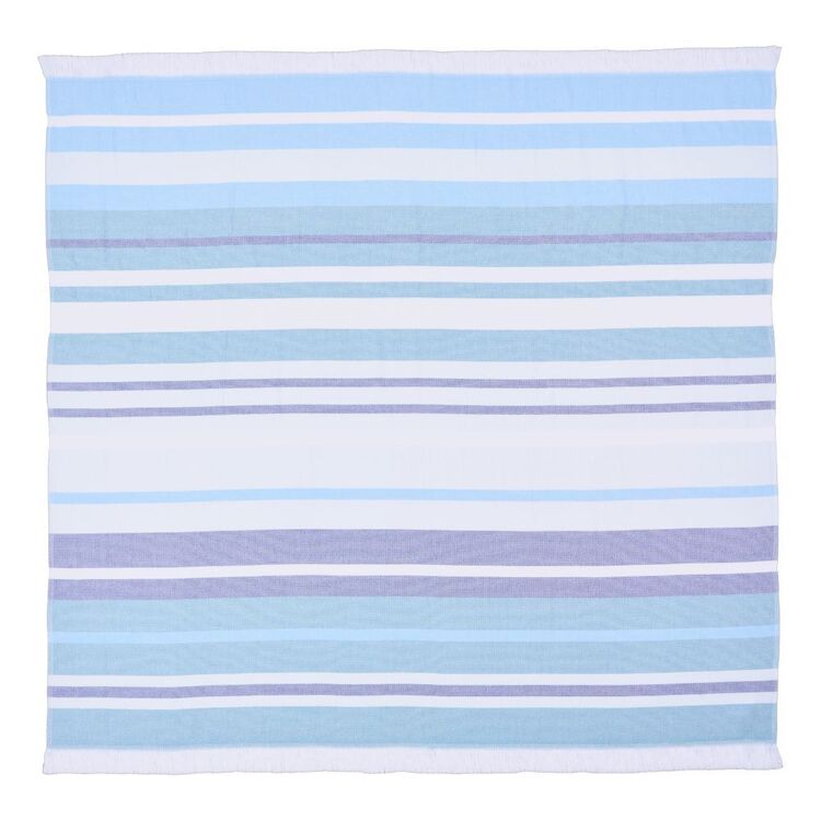 KOO Elite Boca Square Beach Towel Blue