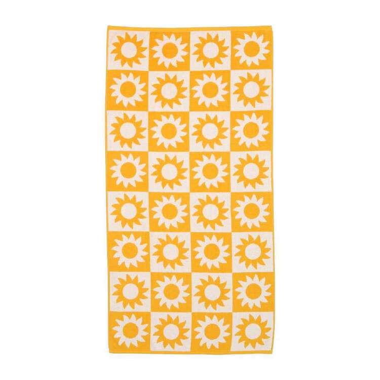 KOO Blaze Sun 550GSM Towel Collection Yellow