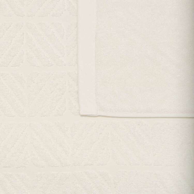 KOO Tilly Jacquard 550GSM Towel Collection Milk