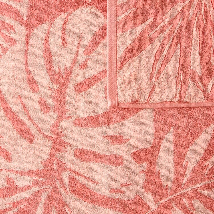 KOO Cyrus Palm Towel Collection Coral