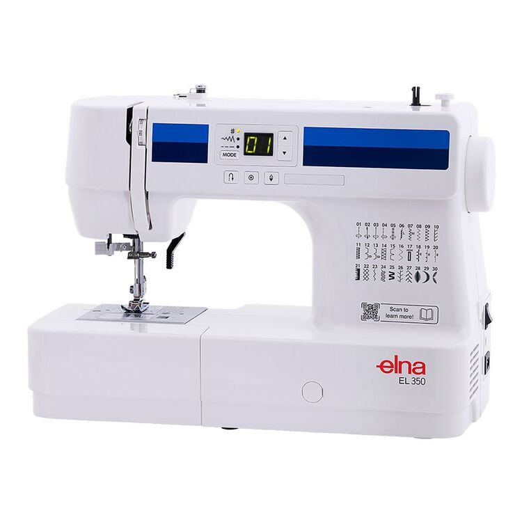 Elna 350 Computerised Sewing Machine White